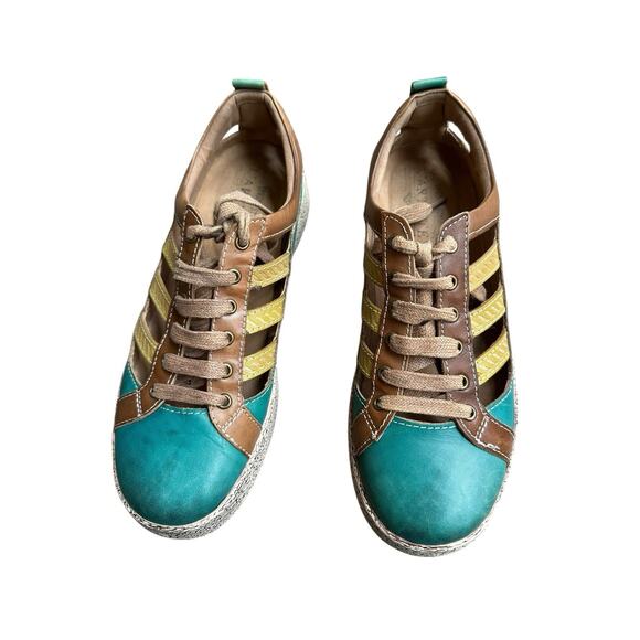 L'Artiste by Spring Step Porscha Leather Casual Sneakers Women's 6.5 /37 EU - Picture 1 of 13